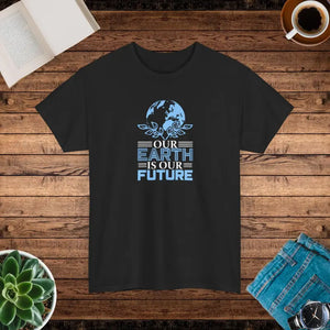 Earth Day Deluxe t Shirt - our is Future Tee - Dipaliz - Black / s - T-shirts