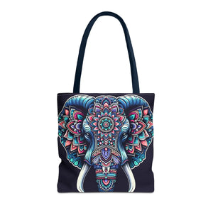 Mandala Print Tote Bag - Elephant Pattern 3 Sizes - Dipaliz - Bags