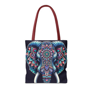 Mandala Print Tote Bag - Elephant Pattern 3 Sizes - Dipaliz - Bags