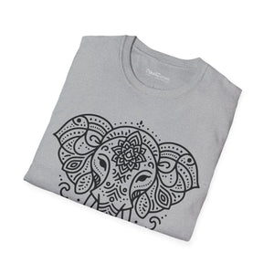 Softstyle Mandala Elephant t Shirt Cotton Comfort - Dipaliz - T-shirts