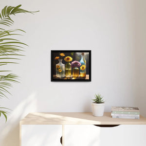 Vibrant Fresh Flowers Canvas - Exquisite Containers - Dipaliz - Posters Prints & Visual Artwork