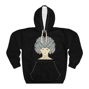Unisex Pullover Hoodie - Crazy Hair Mental Health - Dipaliz - Hoodies