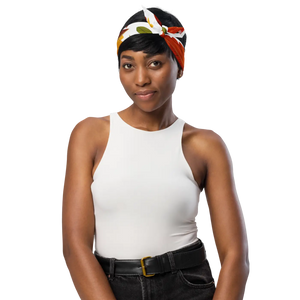 Eco Print Bandana - Fall Foliage Recycled Polyester - Dipaliz - Bandanas & Headties