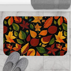 Fall Foliage Bath Mat – Soft Microfiber - Dipaliz - Mats & Rugs
