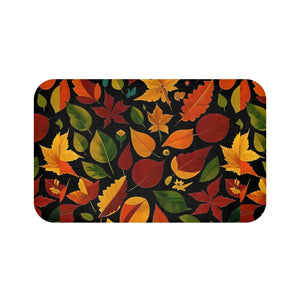Fall Foliage Bath Mat – Soft Microfiber - Dipaliz - Mats & Rugs