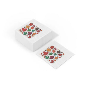 White Coined Napkins – Modern Party Paper - Dipaliz