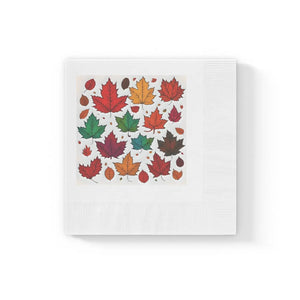 White Coined Napkins – Modern Party Paper - Dipaliz