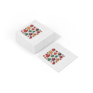 White Coined Napkins – Modern Party Paper - Dipaliz