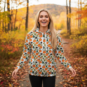 Halloween Pumpkin Patch Hoodie Aop Unisex Pullover - Hoodies