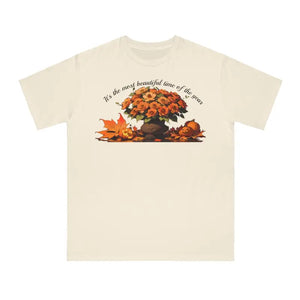 Classic t Shirt - Fall Season Autumn Comfort Tee - Dipaliz - Natural / s - T-shirts
