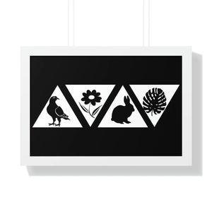 Cozy Nature Framed Horizontal Poster - Forest Decor - Dipaliz - Posters Prints & Visual Artwork