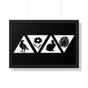 Cozy Nature Framed Horizontal Poster - Forest Decor - Dipaliz - Posters Prints & Visual Artwork