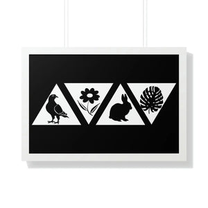 Cozy Nature Framed Horizontal Poster - Forest Decor - Dipaliz - Posters Prints & Visual Artwork