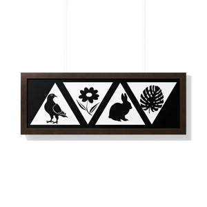 Cozy Nature Framed Horizontal Poster - Forest Decor - Dipaliz - Posters Prints & Visual Artwork