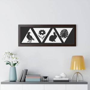 Cozy Nature Framed Horizontal Poster - Forest Decor - Dipaliz - Posters Prints & Visual Artwork