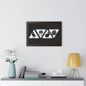 Cozy Nature Framed Horizontal Poster - Forest Decor - Dipaliz - Posters Prints & Visual Artwork