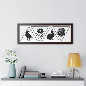 Modern Fashion Framed Horizontal Poster - Gallery Art - Dipaliz - Posters Prints & Visual Artwork