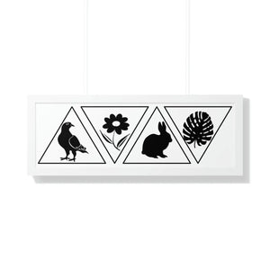 Modern Fashion Framed Horizontal Poster - Gallery Art - Dipaliz - Posters Prints & Visual Artwork