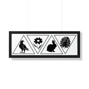 Modern Fashion Framed Horizontal Poster - Gallery Art - Dipaliz - Posters Prints & Visual Artwork