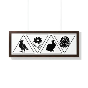 Modern Fashion Framed Horizontal Poster - Gallery Art - Dipaliz - Posters Prints & Visual Artwork