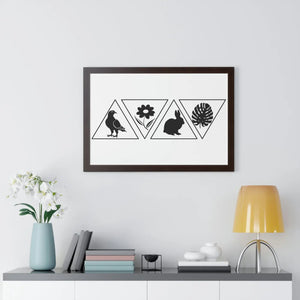 Modern Fashion Framed Horizontal Poster - Gallery Art - Dipaliz - Posters Prints & Visual Artwork