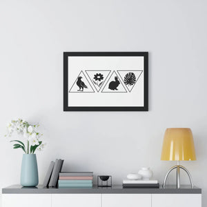 Modern Fashion Framed Horizontal Poster - Gallery Art - Dipaliz - Posters Prints & Visual Artwork
