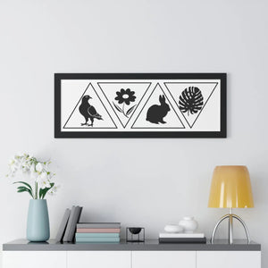 Modern Fashion Framed Horizontal Poster - Gallery Art - Dipaliz - Posters Prints & Visual Artwork