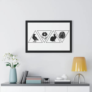 Modern Fashion Framed Horizontal Poster - Gallery Art - Dipaliz - Posters Prints & Visual Artwork