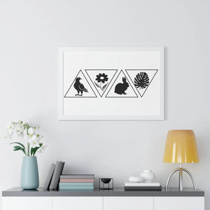 Modern Fashion Framed Horizontal Poster - Gallery Art - Dipaliz - Posters Prints & Visual Artwork