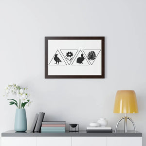 Modern Fashion Framed Horizontal Poster - Gallery Art - Dipaliz - Posters Prints & Visual Artwork