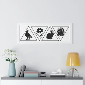 Modern Fashion Framed Horizontal Poster - Gallery Art - Dipaliz - Posters Prints & Visual Artwork
