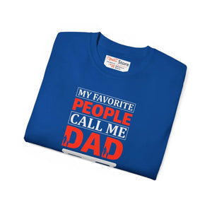 Soft Unisex Ultra Cotton Tee - Dad Pride Design - Dipaliz - T-shirts
