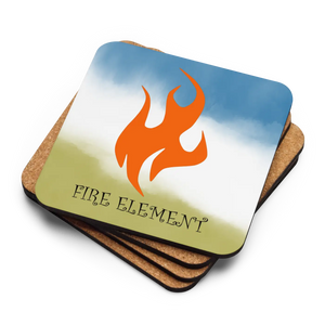 Modern Hardboard Coaster - Heat Resistant Fire Element - Dipaliz - Coasters