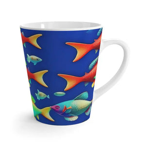 Fishes Latte Mug - Trendy Women’s Fashion Drinkware - Dipaliz - 12oz / Mugs