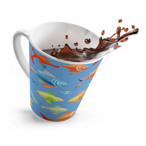 Latte Mug - Aquatic Fashion Style - Dipaliz - 12oz - Mugs