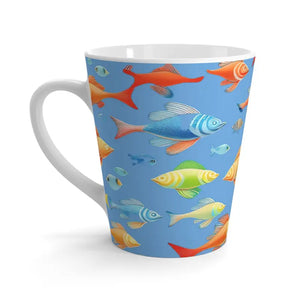 Latte Mug - Aquatic Fashion Style - Dipaliz - 12oz - Mugs