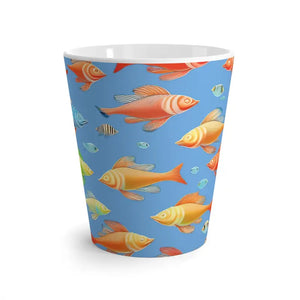 Latte Mug - Aquatic Fashion Style - Dipaliz - 12oz - Mugs