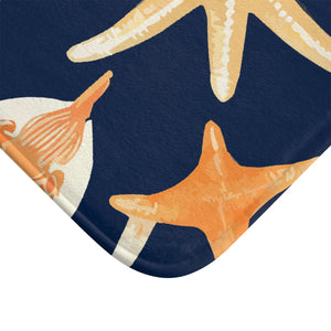 Plush Star Fish Bath Mat - Microfiber Coastal Decor - Dipaliz - Mats & Rugs