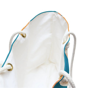 Vibrant Water Pattern Tote - Oversized Polyester Weekender - Dipaliz - Luggage & Bags