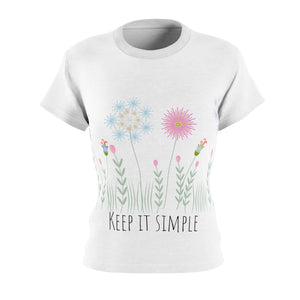 Radiant Women’s Aop Cut Sew Tee - Elegant Cozy Top - Dipaliz - T-shirts