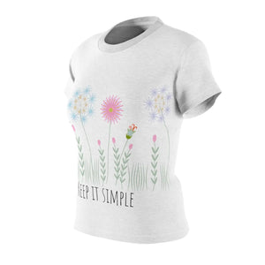 Radiant Women’s Aop Cut Sew Tee - Elegant Cozy Top - Dipaliz - T-shirts