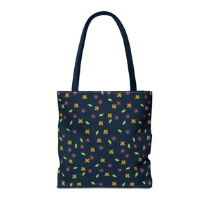 Flowers Tote Bag - All Over Print Butterfly Design - Dipaliz - Bags