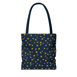 Flowers Tote Bag - All Over Print Butterfly Design - Dipaliz - Bags