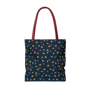 Flowers Tote Bag - All Over Print Butterfly Design - Dipaliz - Bags