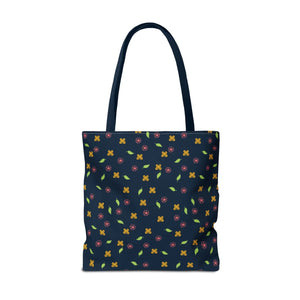Flowers Tote Bag - All Over Print Butterfly Design - Dipaliz - Bags