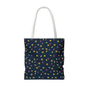 Flowers Tote Bag - All Over Print Butterfly Design - Dipaliz - Bags