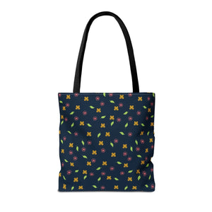 Flowers Tote Bag - All Over Print Butterfly Design - Dipaliz - Bags