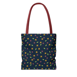 Flowers Tote Bag - All Over Print Butterfly Design - Dipaliz - Bags