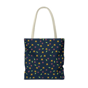 Flowers Tote Bag - All Over Print Butterfly Design - Dipaliz - Bags