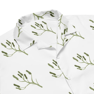 Eco Flora Unisex Button Shirt - Summer Recycled - Dipaliz - Shirts